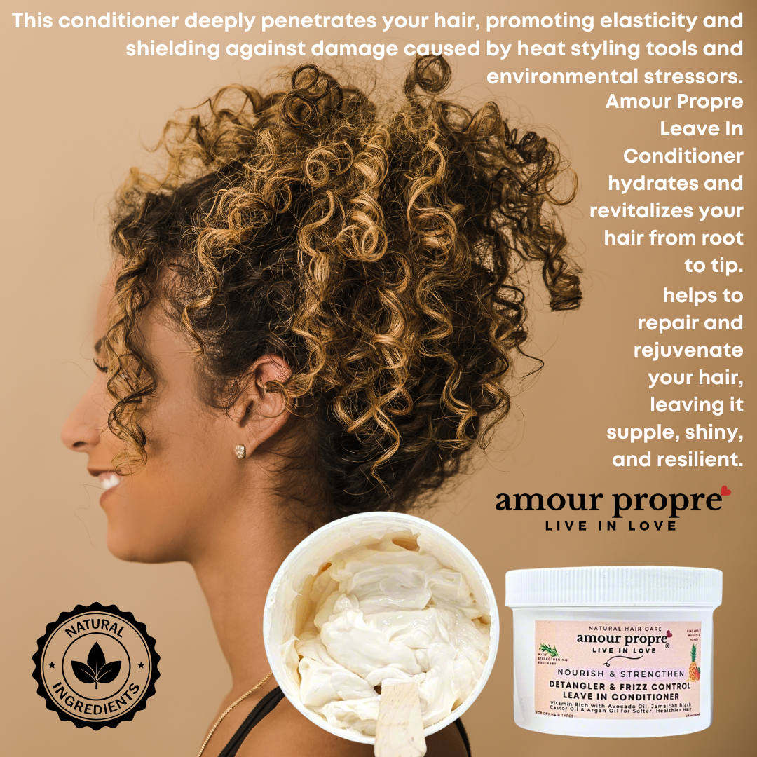 Leave in Conditioner, Detangler, and Frizz Control