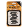 Annie Premium Creaseless Hair Clips Small, 4 Count, Black