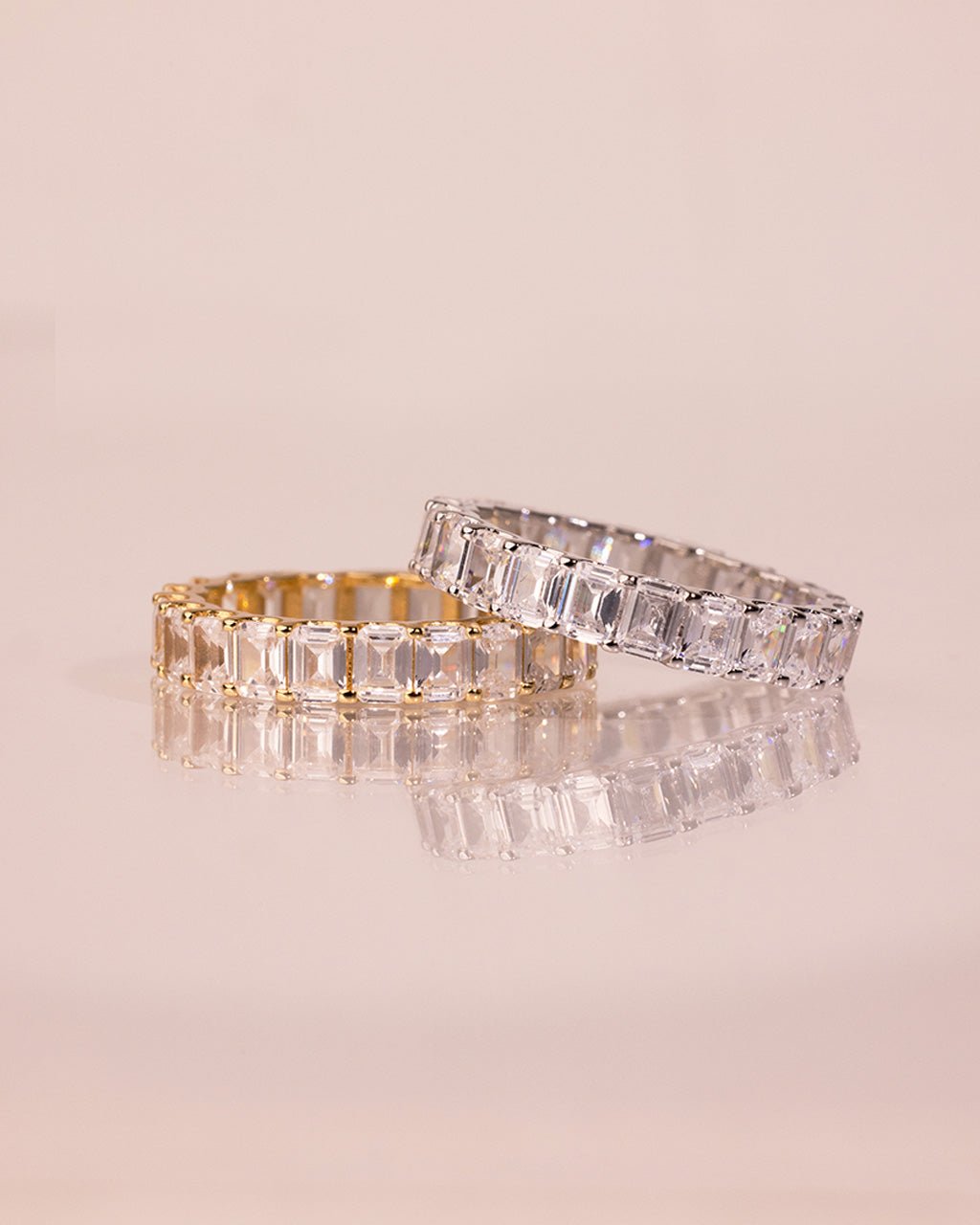 Sterling Silver Rio Baguette CZ Ring