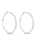 Leona Polished Hoop Earrings