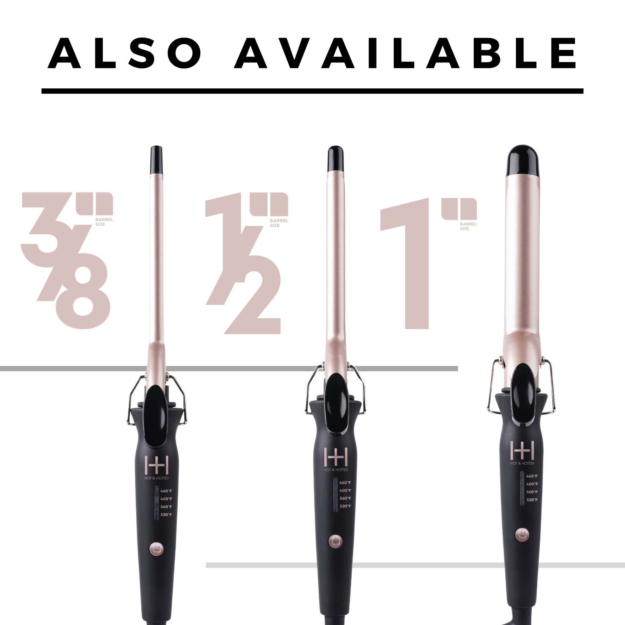 Hot & Hotter Extra Long Ceramic Tourmaline Curling Iron 1/2in, 1 Count Hair Curler, Black