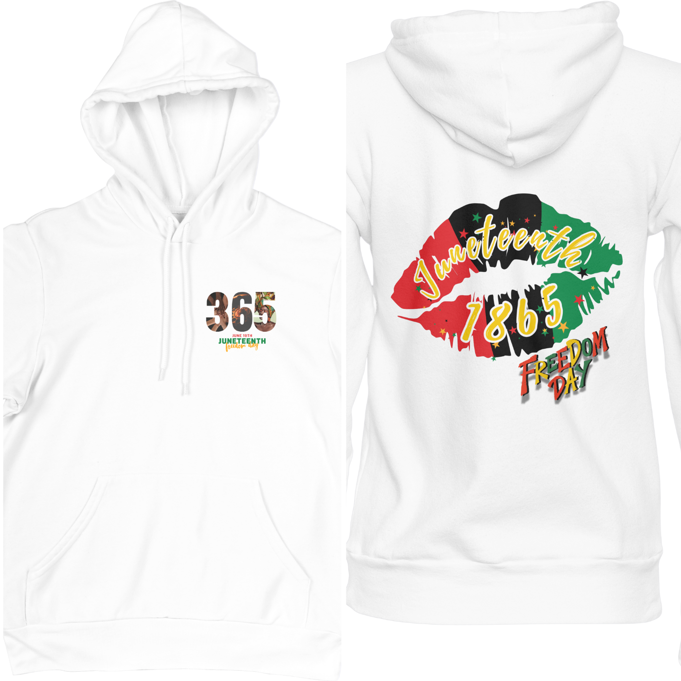 Freedom Kiss 1865 | Premium Hoodie | Honor the Legacy, Wear the Liberation