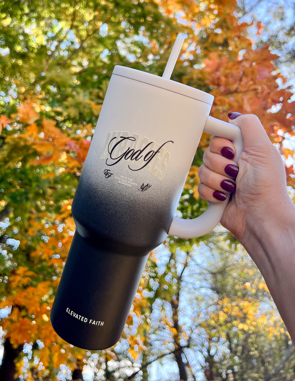 God of Miracles 40 oz Ascend Tumbler