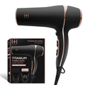 Hot & Hotter Titanium Turbo 3000 Hair Dryer, 1 Count, Black