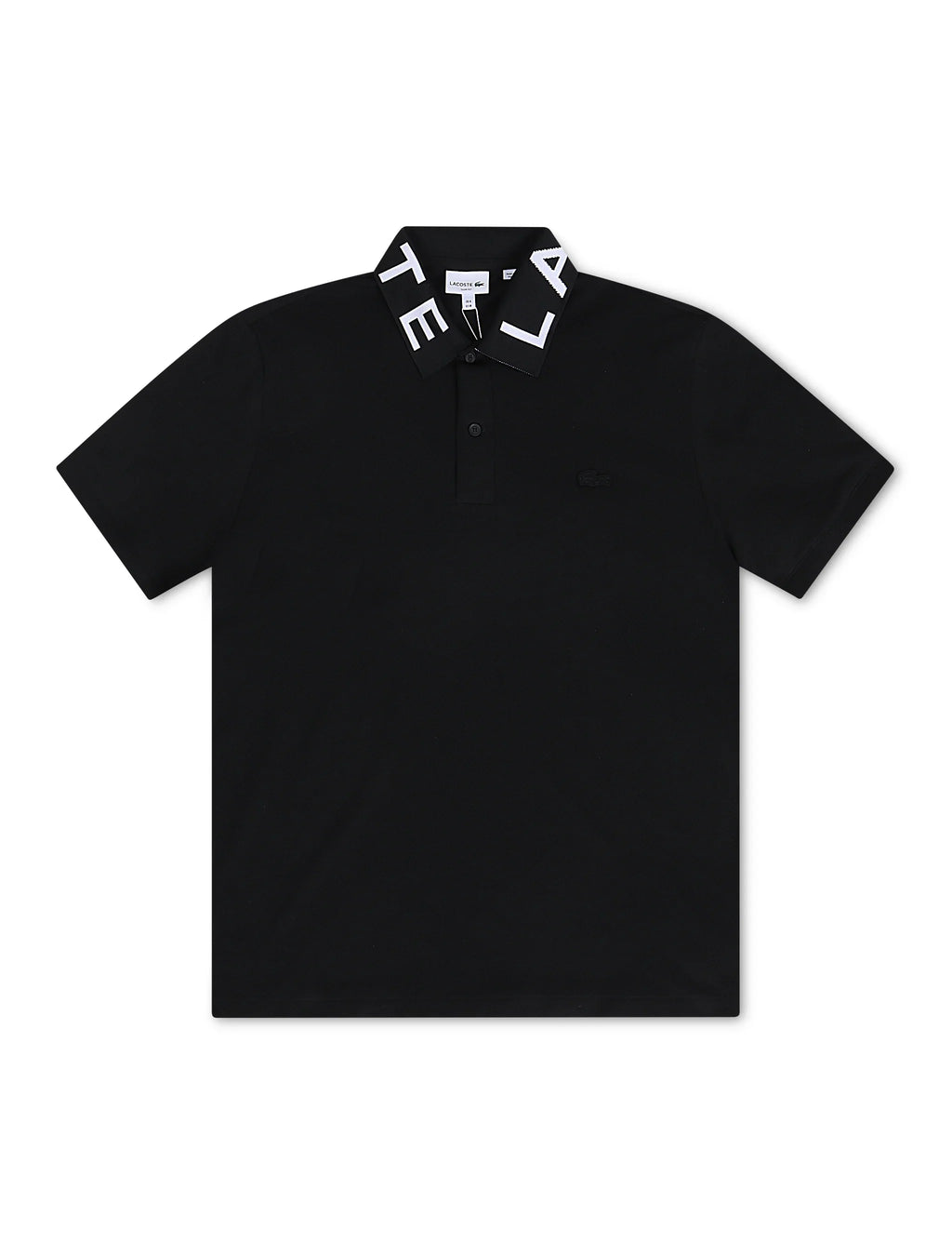 Lacoste Branded Polo - Black