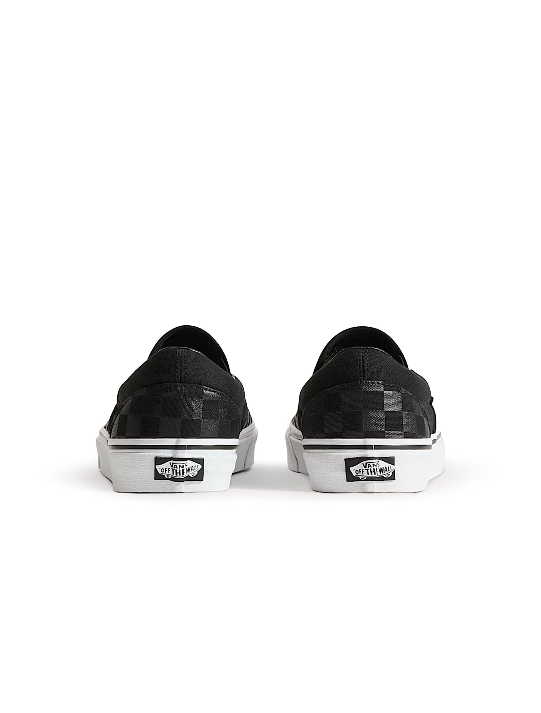 Vans Mens Checkerboard Slip-On - Black