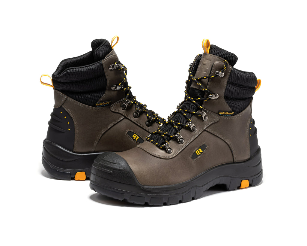ROCKROOSTER Woodland Rust 6 inch Waterproof Composite Toe Leather Work Boots AK665