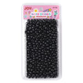 Joy Round Hair Beads Regular Size, 1,000 Count, Black