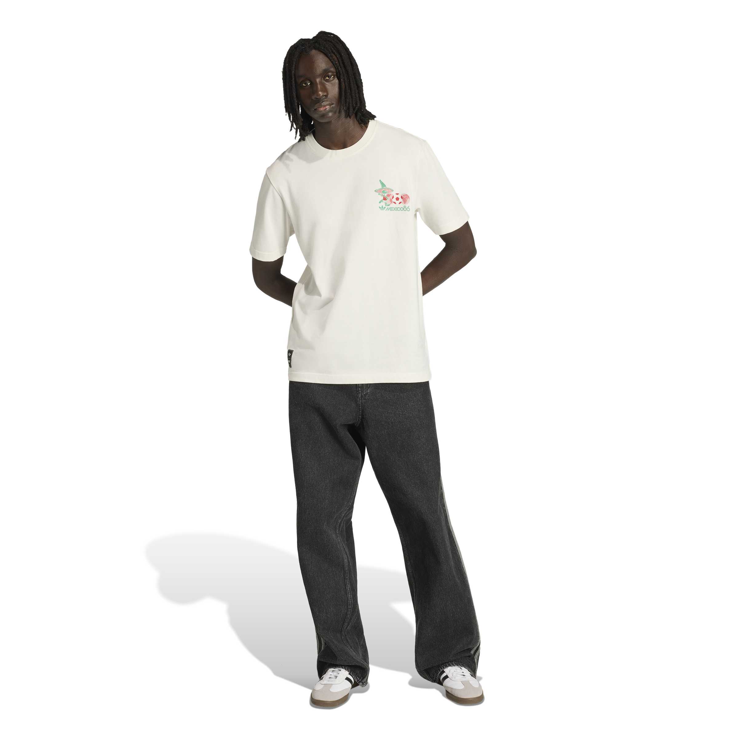 Adidas Mens Mascot Tee - Cloud White