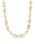 Camden Adjustable CZ Staggered Tennis Necklace