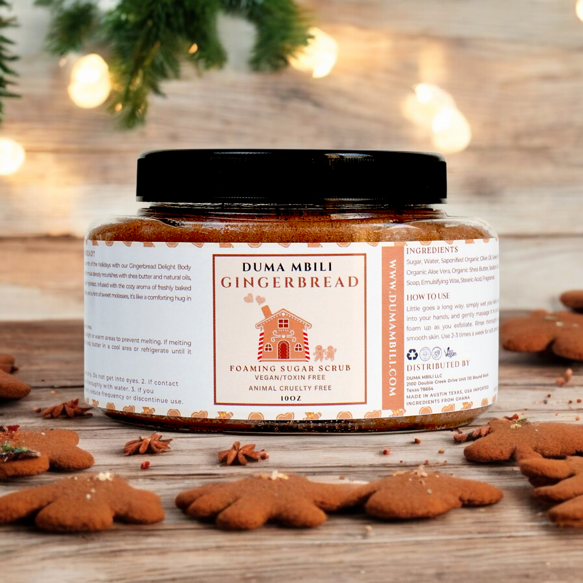 Gingerbread Foaming Sugar Scrub