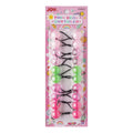 Joy Twin Bead Ponytailers 10ct Clear Green, Pink, Purple