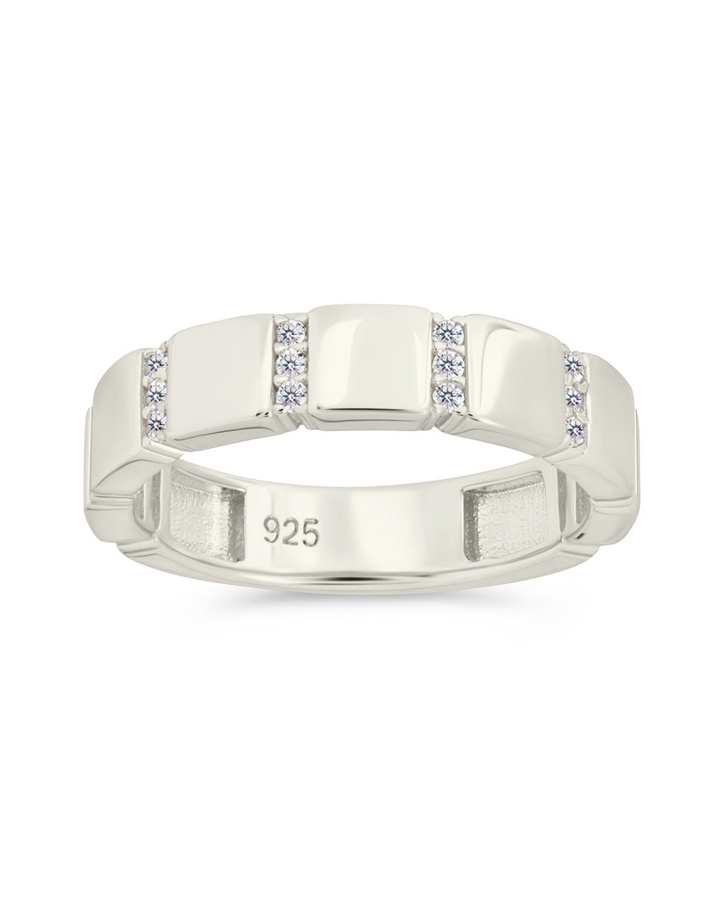 Sterling Silver Bradley CZ Ring