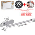 Adhesive Bathroom Hardware Accessories Towel Rack Toilet Paper Dispenser Holder Wall Coat Hooks Towel Rail Ring Roll Hanger Set