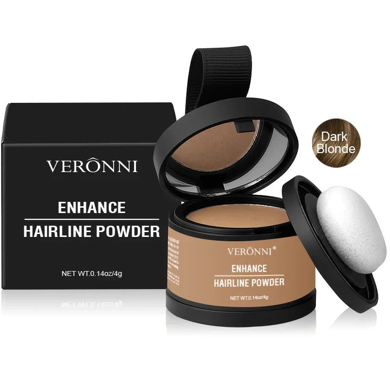 Hair Line Powder 4g Black Root Cover Up Natural Instant Waterproof Hairline Shadow Powder Hair Concealer Coverage 14 color