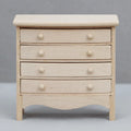 1:12 Doll House Bedroom Furniture Dollhouse Miniature Bedside Table Series Storage Cabinet Drawers Model Decor Toy Accessories