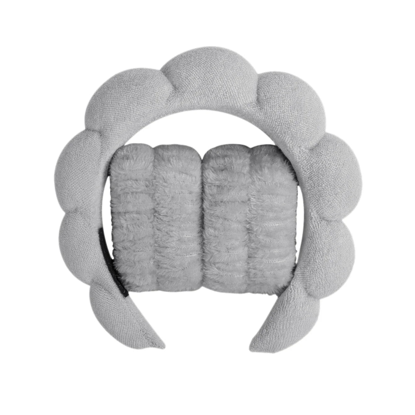 1/3Pcs Fashion Microfiber Washing Wristbands Scrunchies Puffy Headband Spa Bubble Headband for Washing Face Makeup Shower Skincare