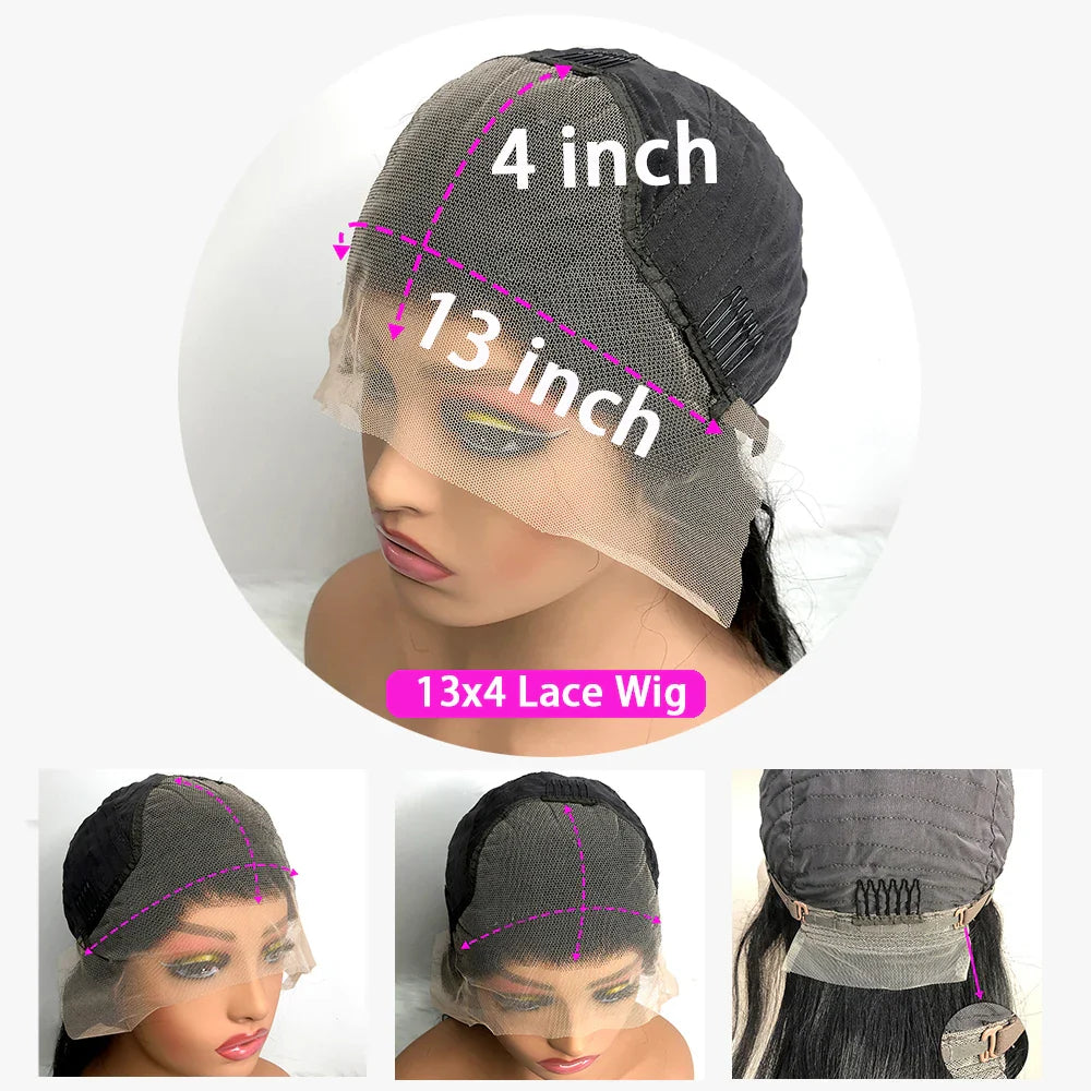 Body Wave Human Hair Wigs 30 40 Inch Body Wave Lace Front Wig PrePlucked With Baby Hair 13x4 13x6 Hd Lace Frontal Wigs For Women