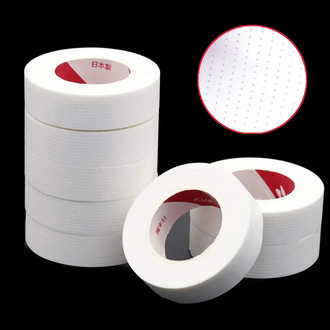 2/3/5 /6Rolls Lint Free Under Eye Pads Breathable Insulating Tape for Eyelash Extension  Non-woven Tape Paper Eyelash Patch