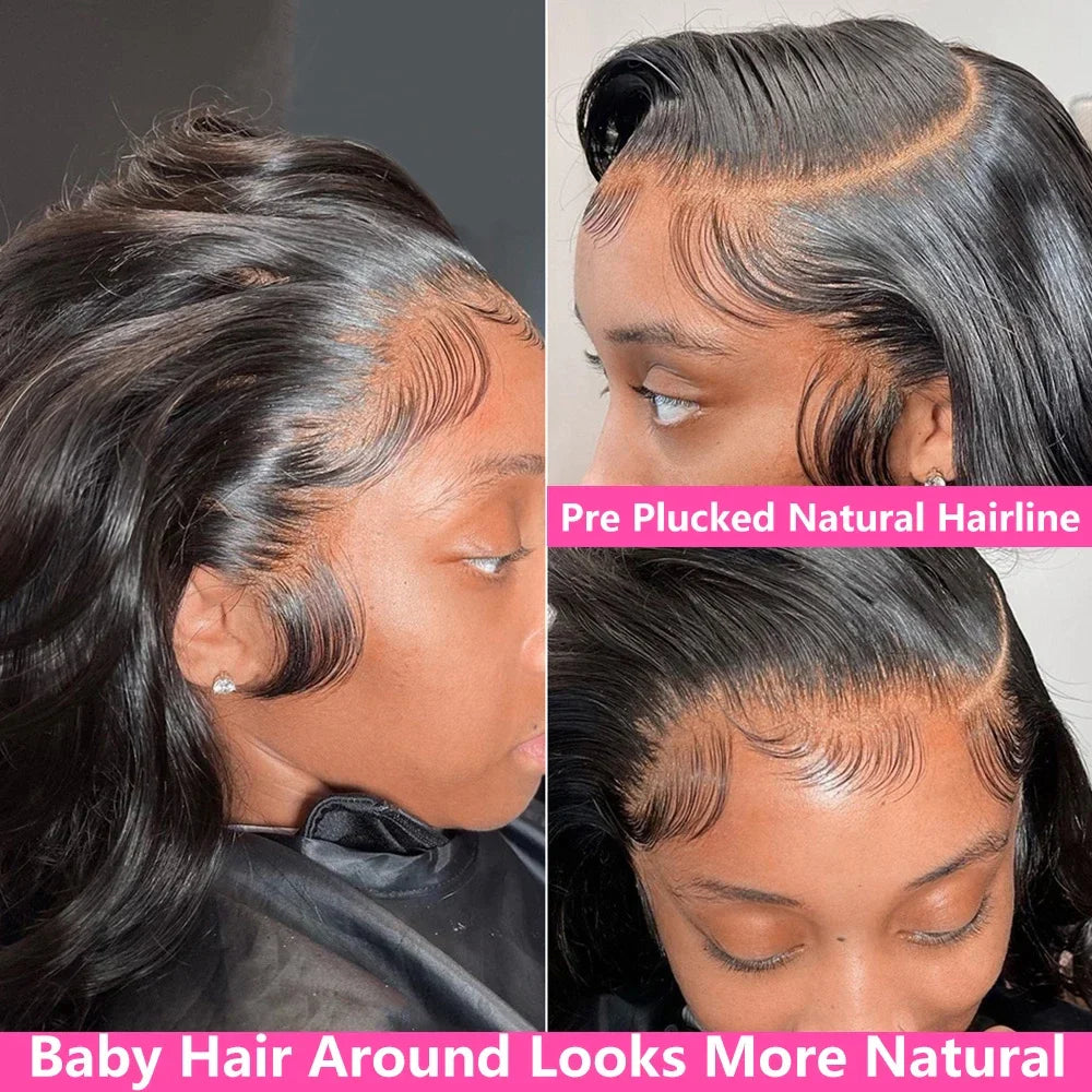 Body Wave Human Hair Wigs 30 40 Inch Body Wave Lace Front Wig PrePlucked With Baby Hair 13x4 13x6 Hd Lace Frontal Wigs For Women