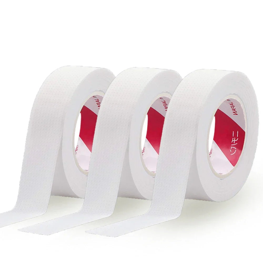 2/3/5 /6Rolls Lint Free Under Eye Pads Breathable Insulating Tape for Eyelash Extension  Non-woven Tape Paper Eyelash Patch