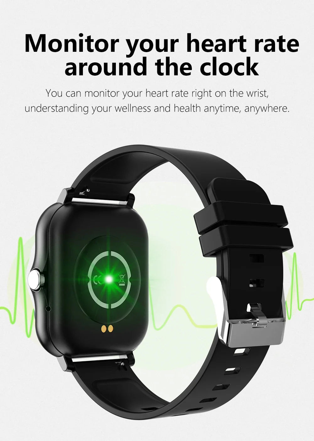 Multifunction Smart Watch For Men Women Kids Message Remind Music Control Sport Step Calories D13 Smartwatch Alarm Clock 116Plus