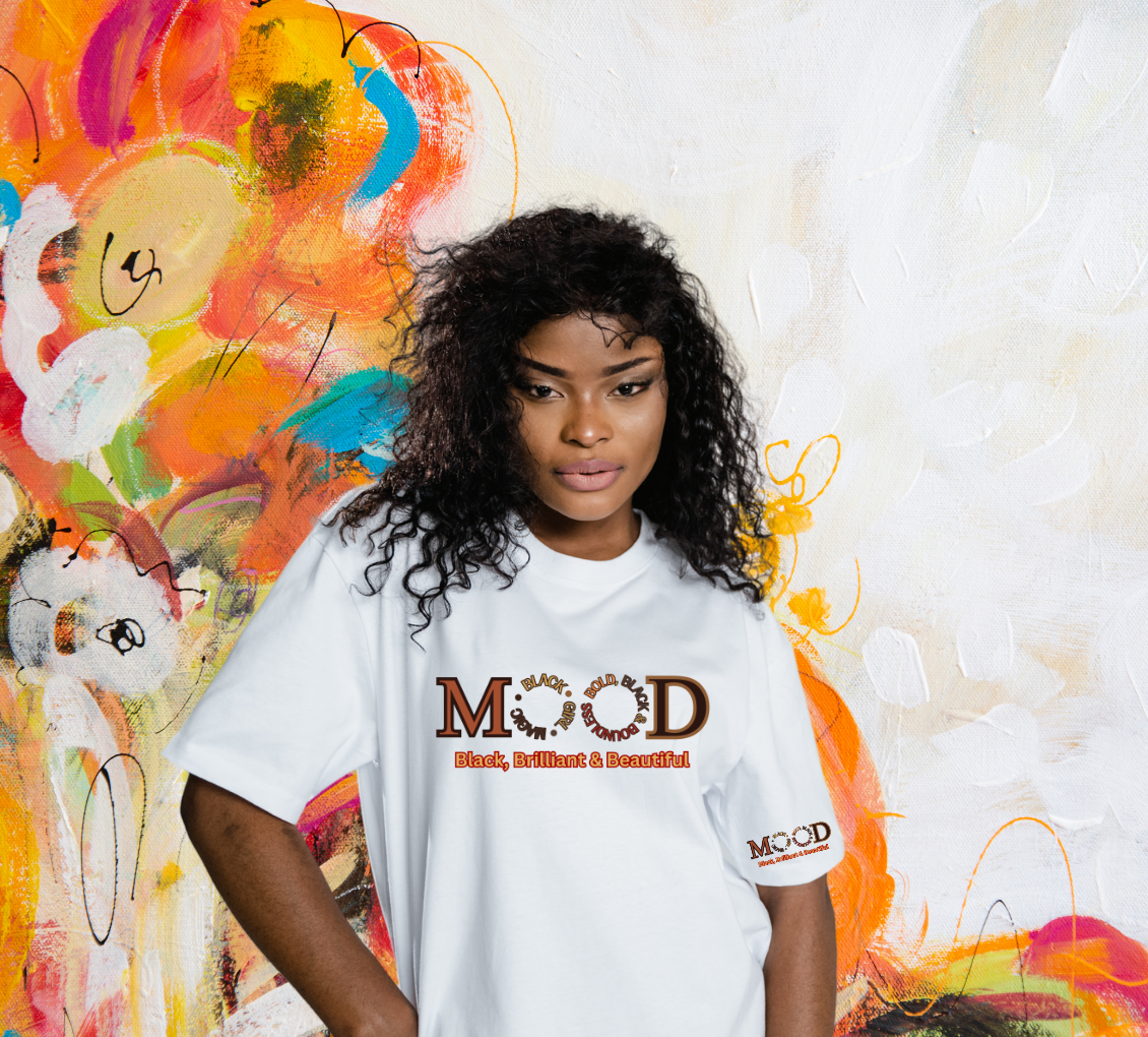 MOOD: Black, Brilliant & Beautiful | Graphic Tee | Wear Your Magic Unapologetically