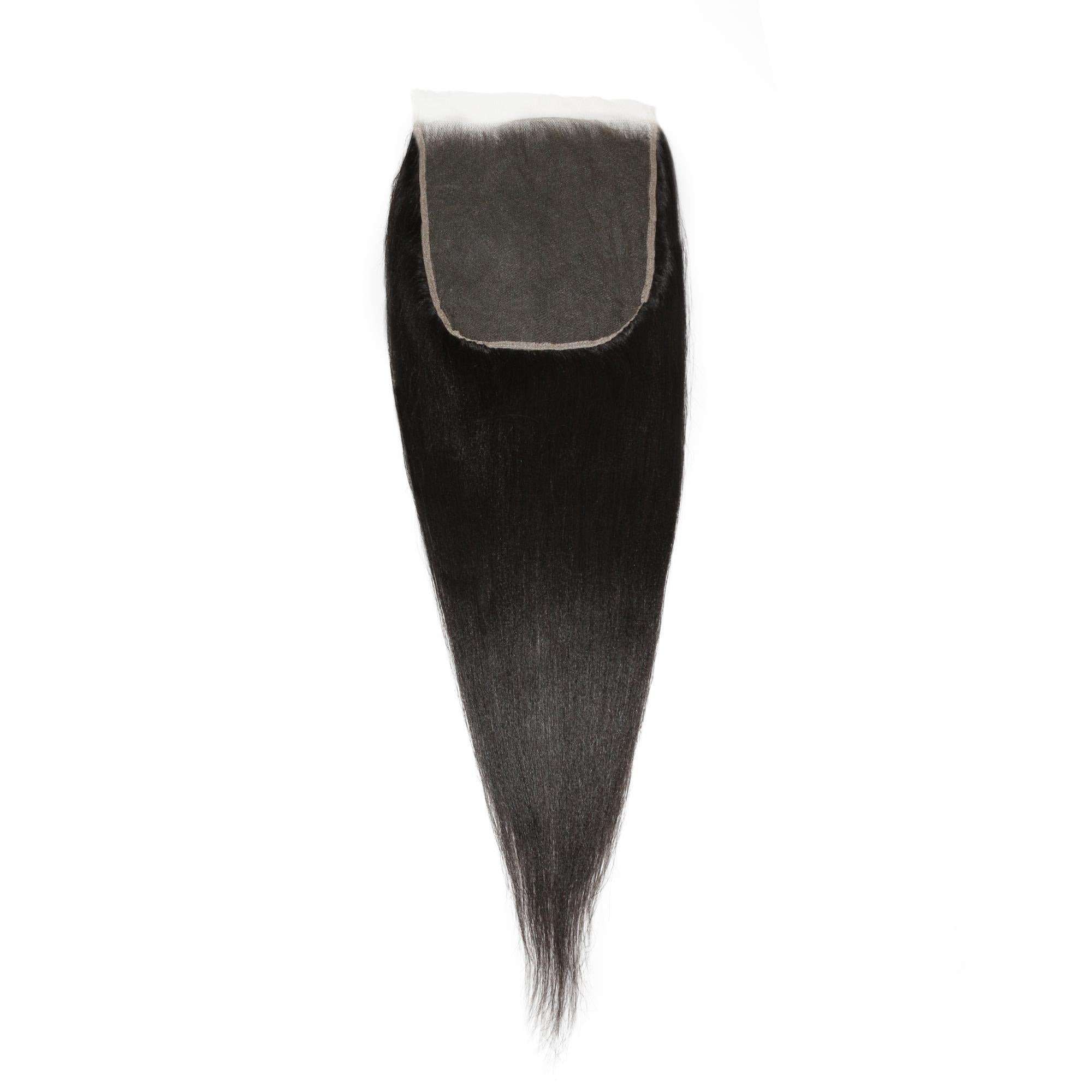 Yaki Straight 7x7 HD Lace Human Hair Closure