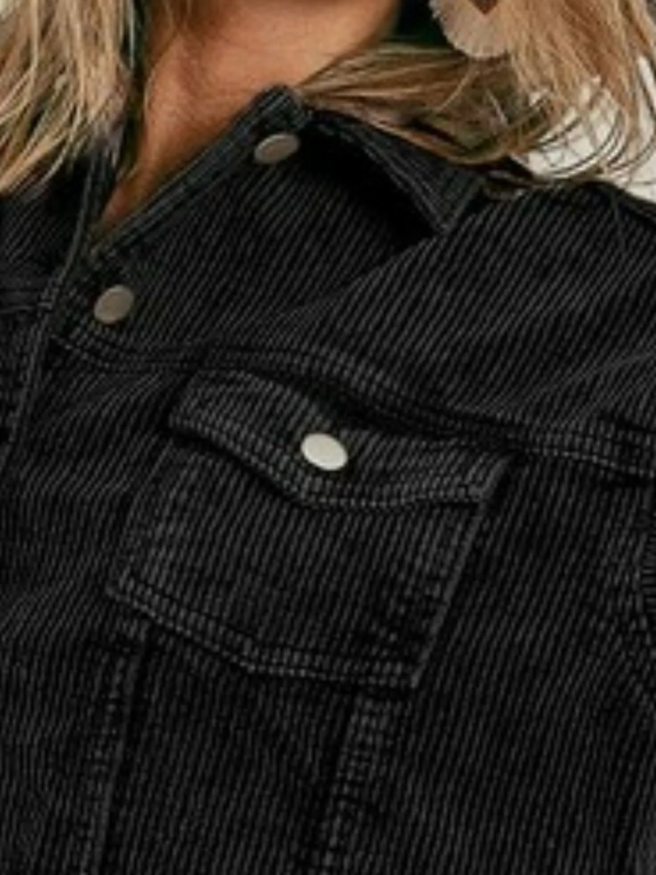 BiBi Vintage Washed Corduroy Jacket
