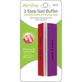 Almine 3 Step Nail Buffer, 1 Count, Purple & Red