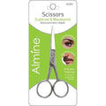 Almine Eyebrow And Moustache Scissors 4in, 1 Count, Silver