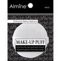 Almine Round Makeup Puff Microfiber Material, 1 Count, White