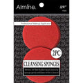 Almine Rubber Cleansing Sponge 3/4" 2ct