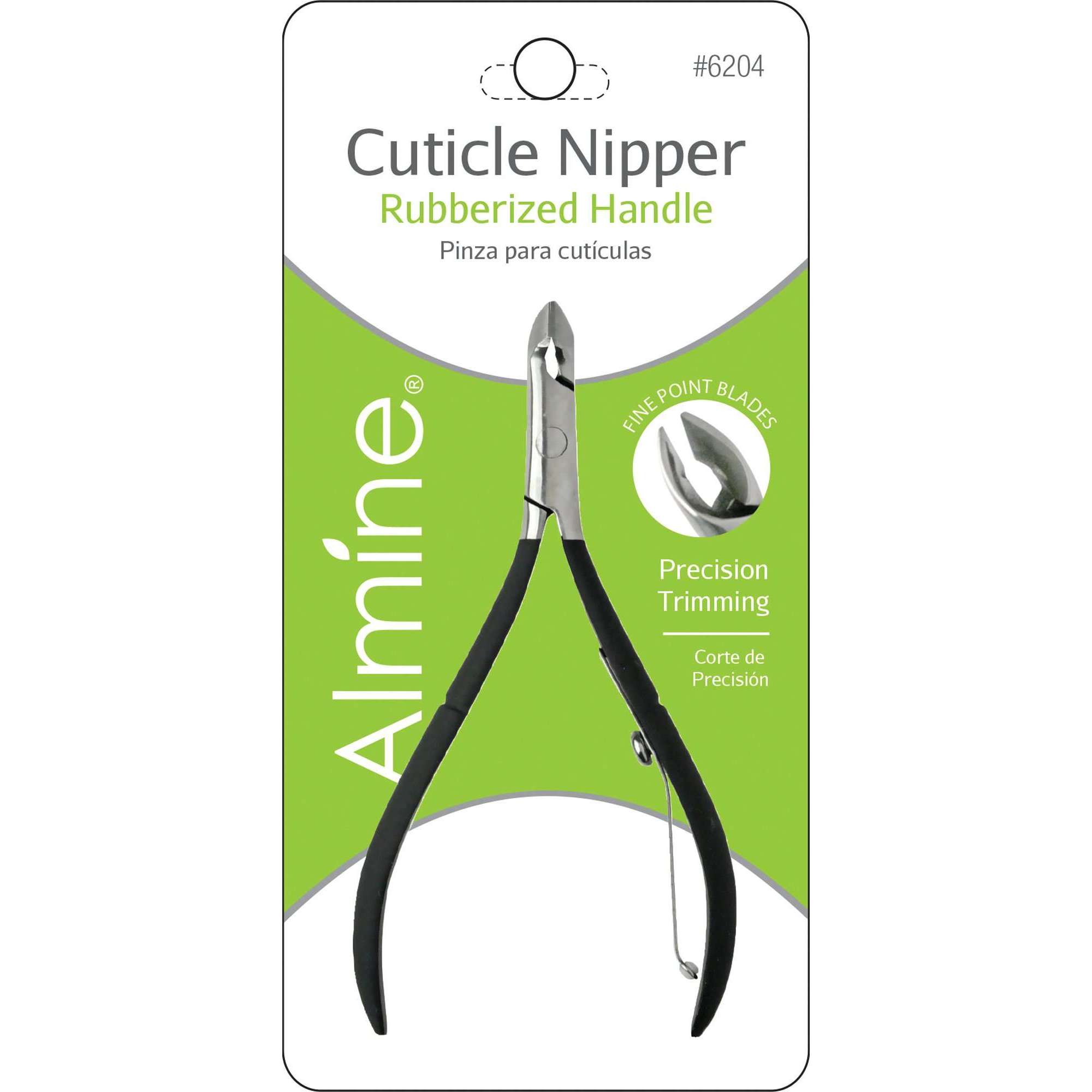 Almine Stainless Steel Nipper With Rubberized Black Handle