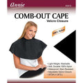Annie Comb-Out Cape Velcro Closure, 1 Count, Black