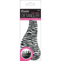 Annie Curved Handled Grip Detangler Brush, 1 Count, Zebra