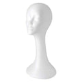 Annie Deluxe Foam Head Wig Display 19 Inch, 1 Count, White