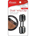 Annie Dual Wig Clip Small, 2 Count, Black