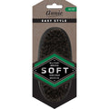Annie Easy Style Soft Military Brush, 100% Boar Bristle, Black