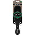 Annie Easy Style Soft Wave Brush, 100% Boar Bristle, Black
