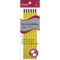 Annie Flex Grip Hair Rollers 3/8 Inch, 6 Count, Yellow