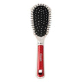 Annie Pearly Fan Cushion Styling Brush Red