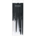 Annie Pin And Rat Tail Comb Set, 12 Count, Black