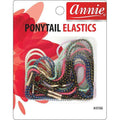 Annie Ponytail Elastics Large, 18 Count, Assorted Colors