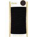 Annie Ponytailer 6in, 32 Count Fashion Hair Ties, Black