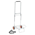Annie Portable Luggage Cart for Traveling Stylists, 1 Count, Silver
