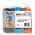 Annie Processing Caps X-Large, 3 Count, Assorted Colors