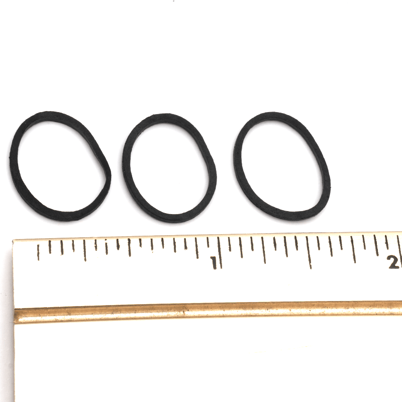 Annie Hair Rubber Bands 14mm, 500 Count, Black