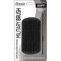 Annie Soft Wooden Military & Comb Set, 100% Boar Bristle, Black