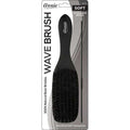 Annie Soft Wooden Wave Brush & Comb Set, 100% Boar Bristle, Black
